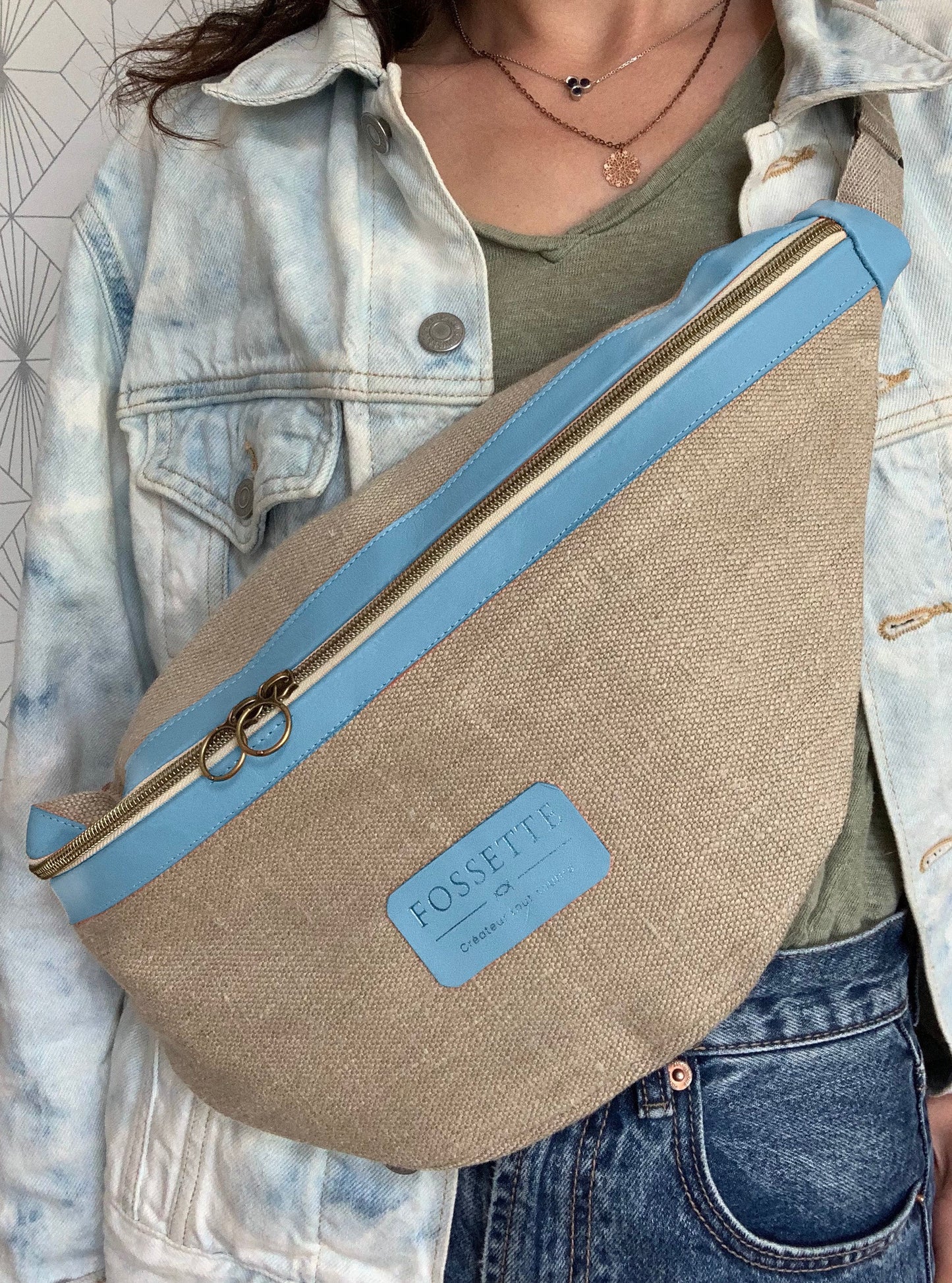Banane XL cuir camel