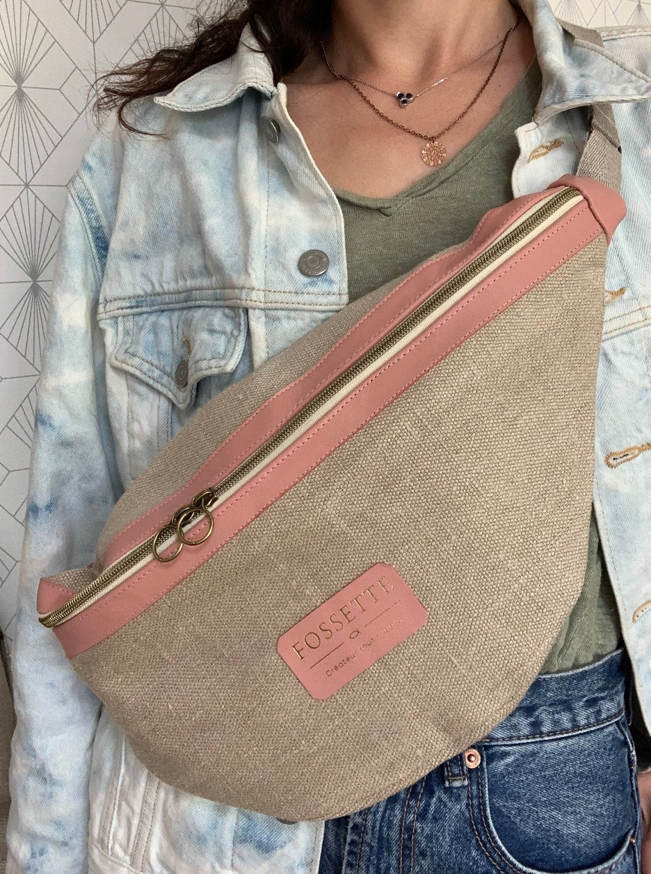 Banane XL chanvre et cuir