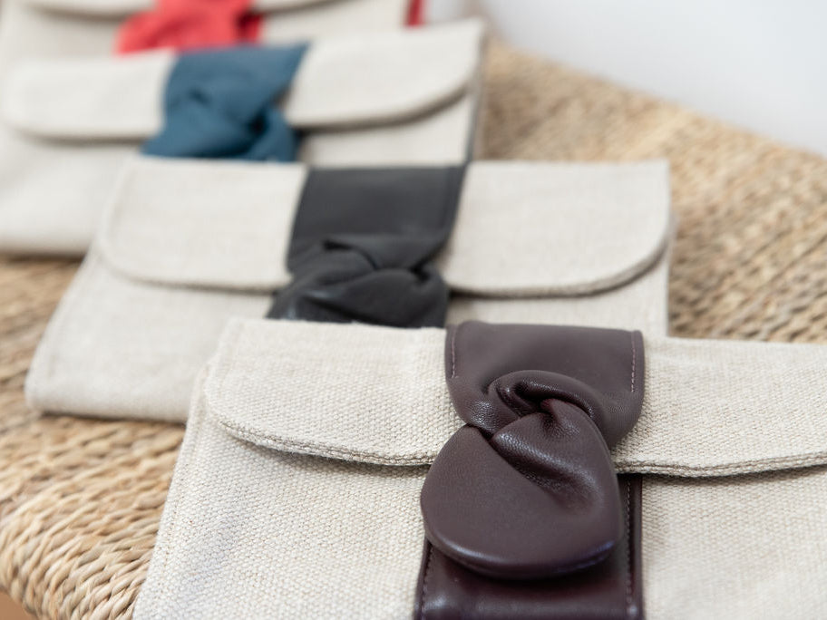 Pochette Cocktail - chanvre naturel