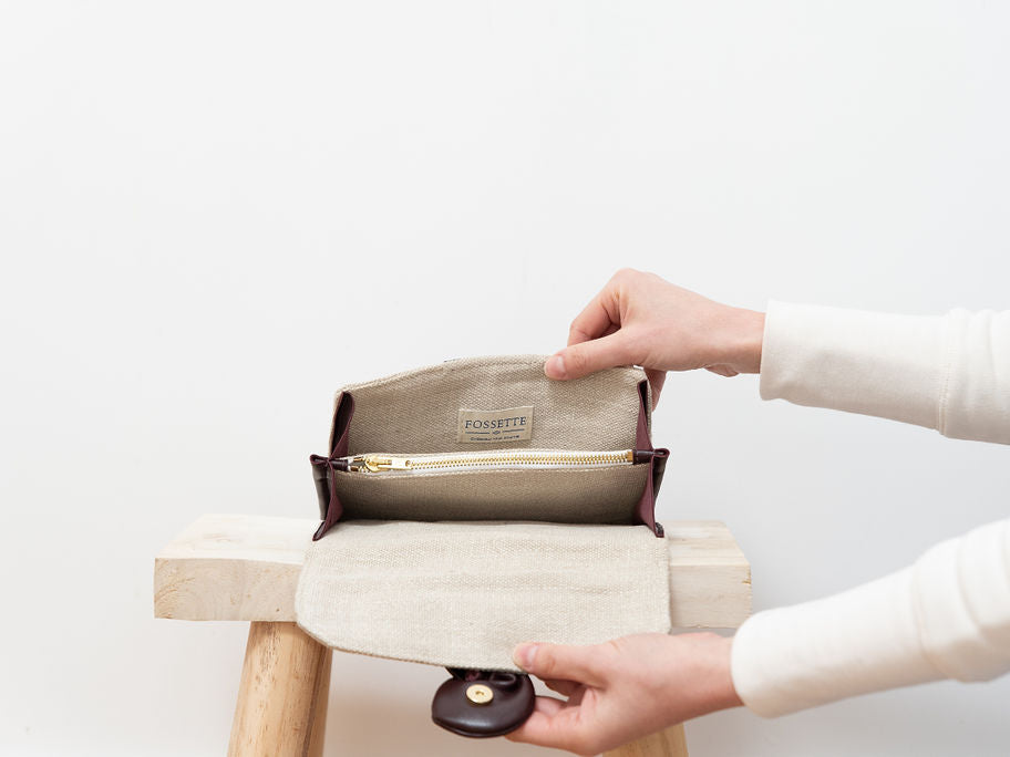 Pochette Cocktail - chanvre naturel