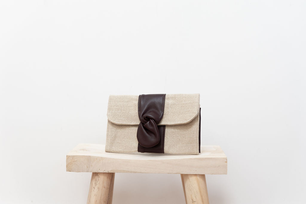 Pochette Cocktail - chanvre naturel