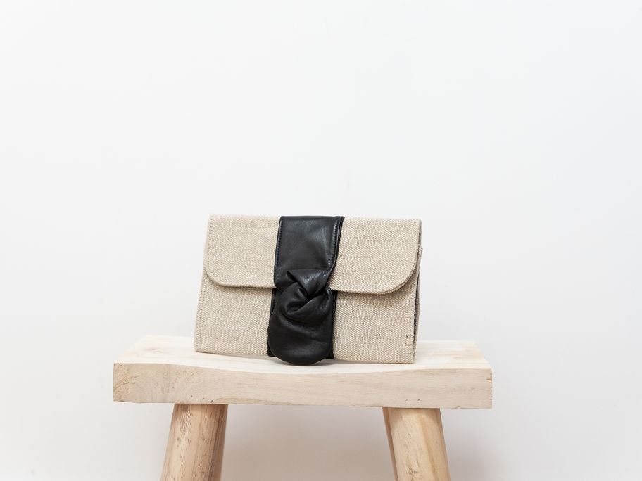 Pochette Cocktail - chanvre naturel
