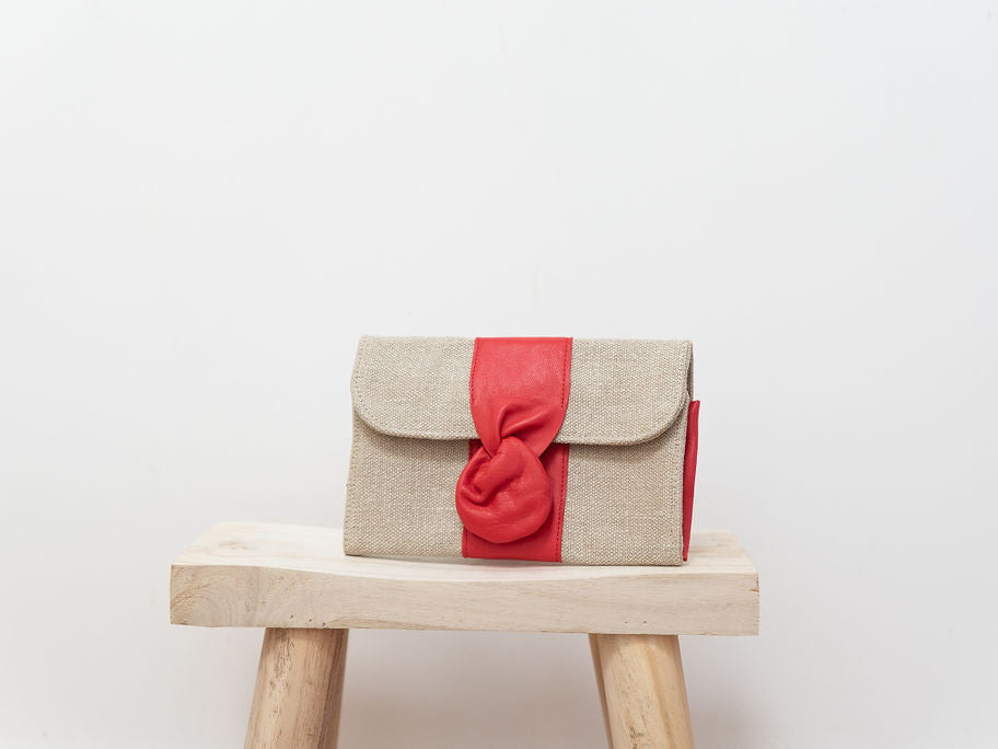 Pochette Cocktail - chanvre naturel