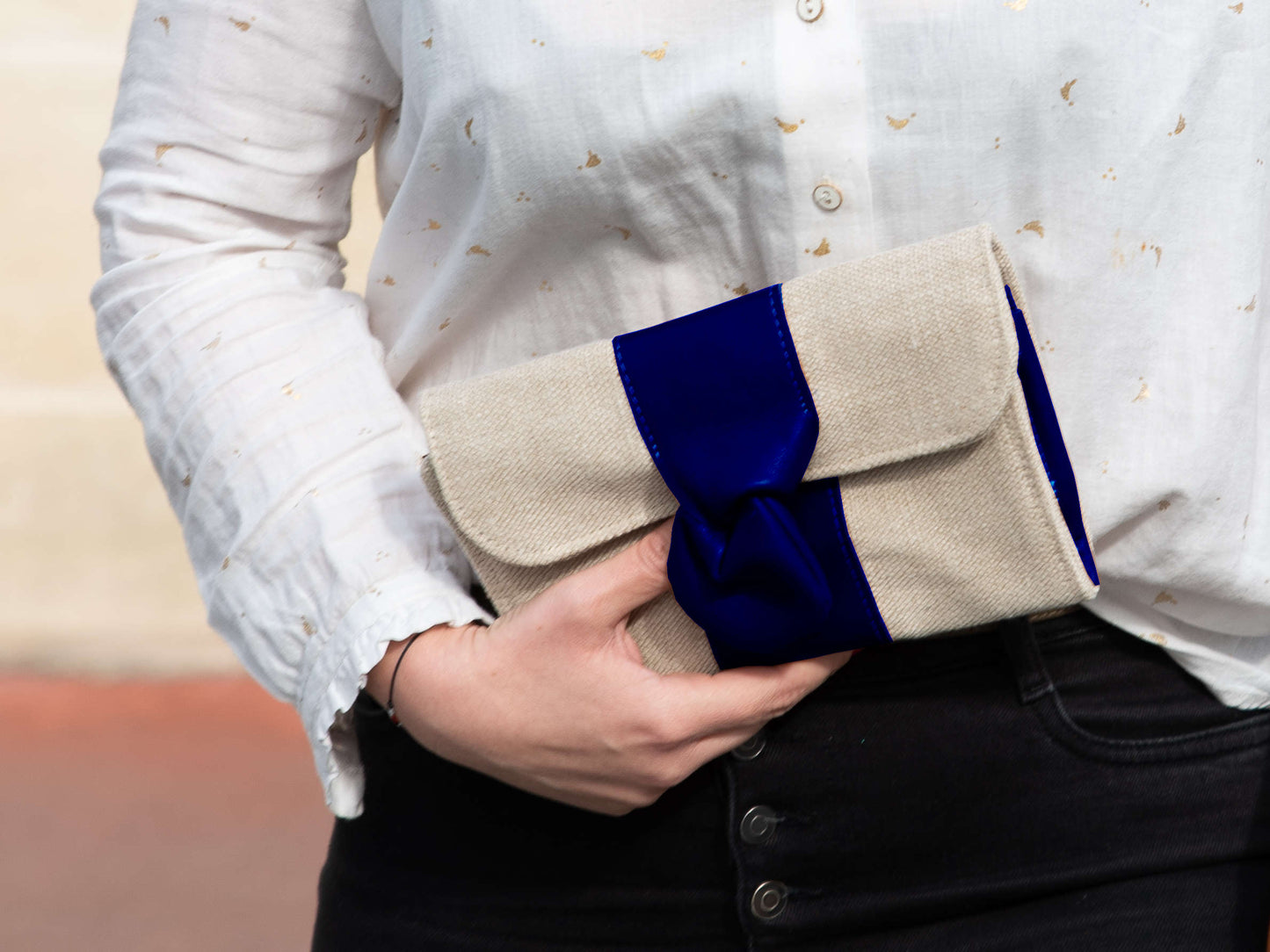 Pochette Cocktail - chanvre naturel