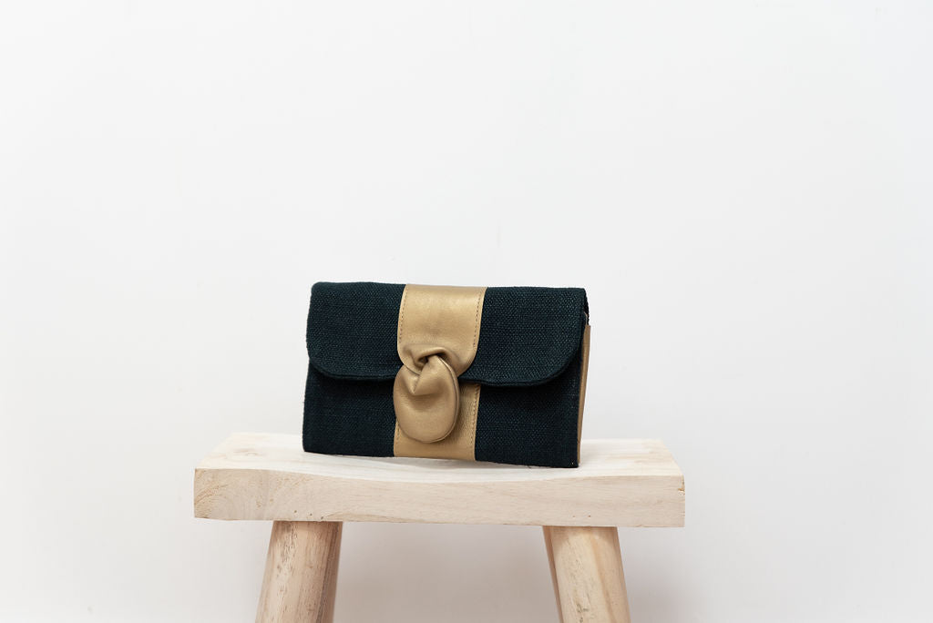 Pochette Cocktail - chanvre épicéa