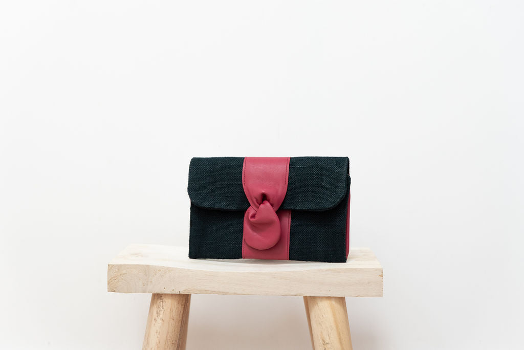 Pochette Cocktail - chanvre épicéa