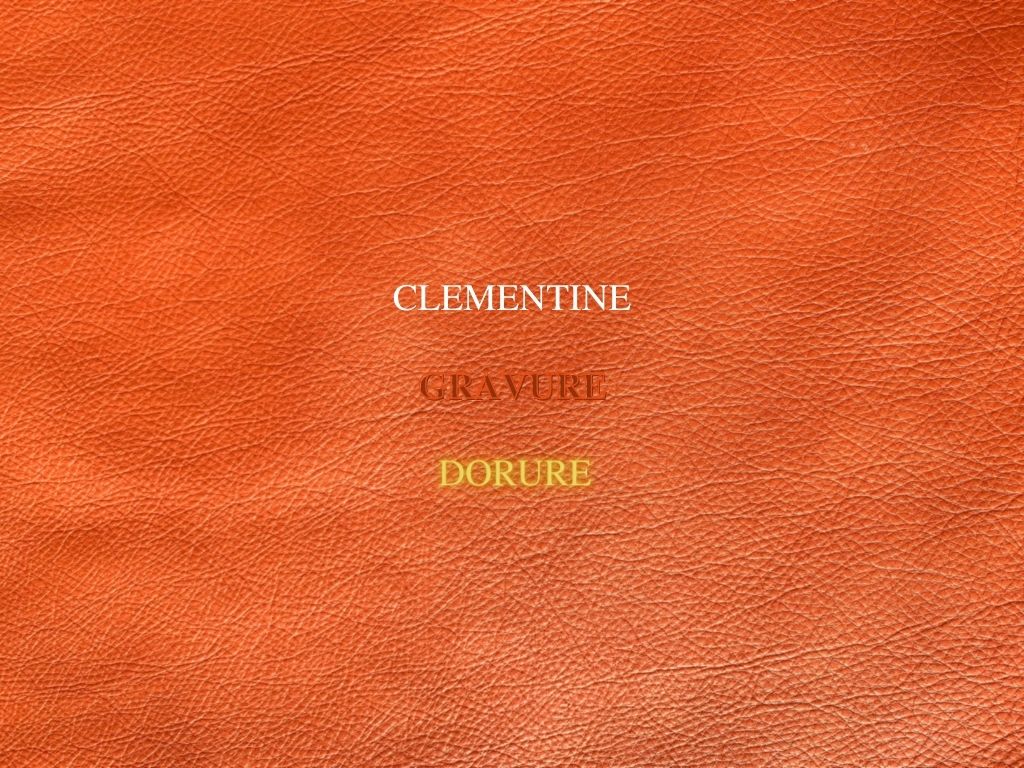 Maxi pochette | Chanvre épicéa & Cuir