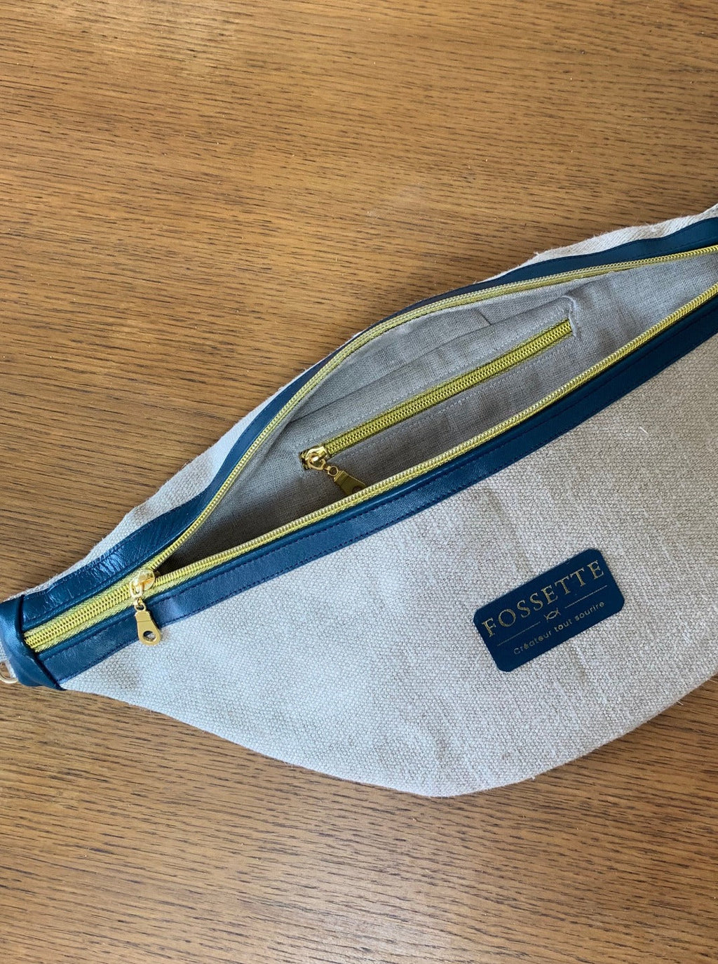 Banane XL chanvre et cuir