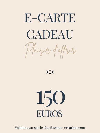 E-carte cadeau Fossette