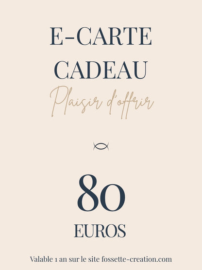 E-carte cadeau Fossette