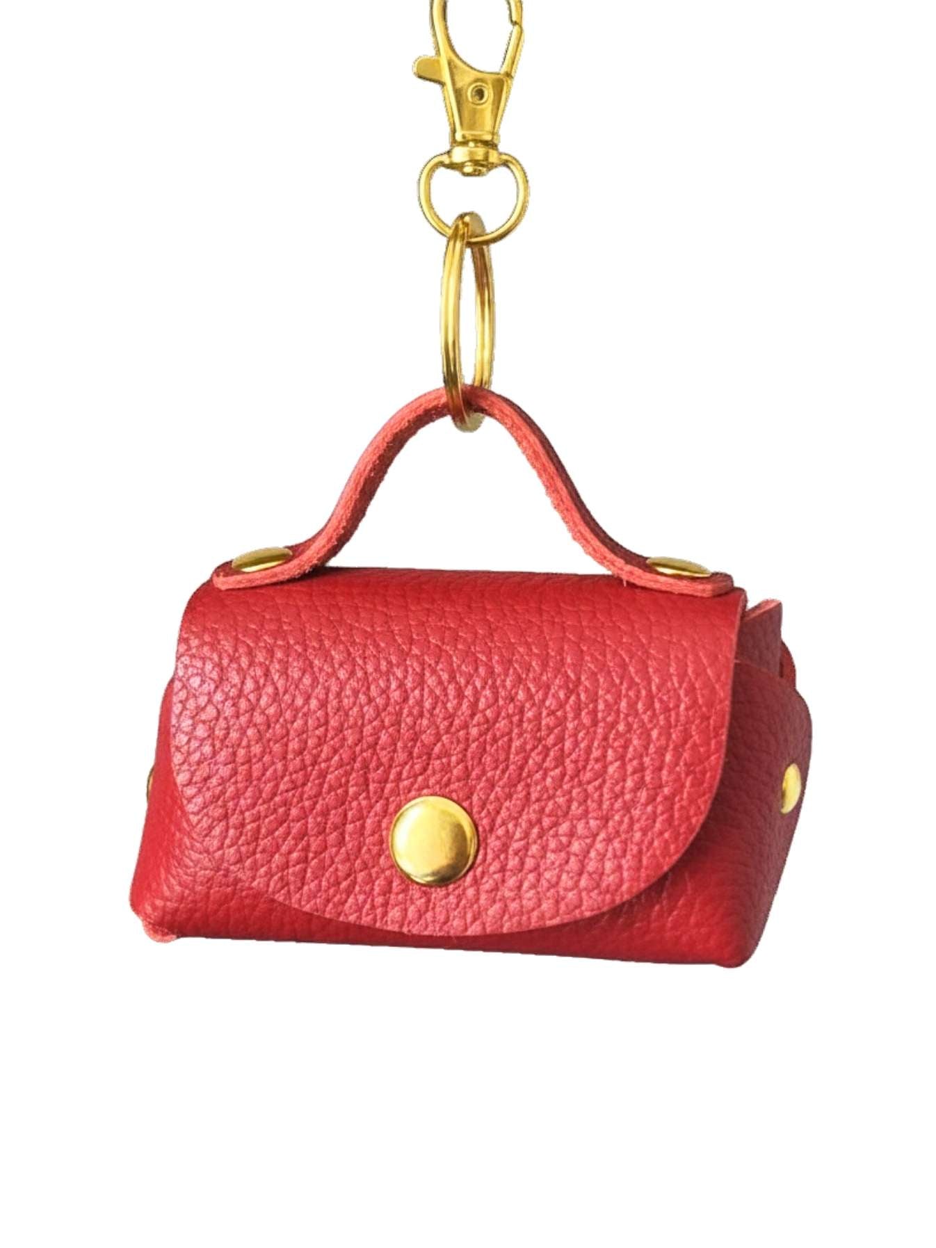 Mini Sac Charms - bijou de sac en cuir pour sac à main