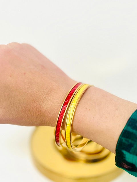 Jonc Doré - Cuir d'Exception au choix