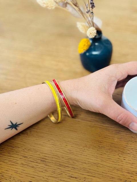 Jonc Doré - Cuir d'Exception au choix