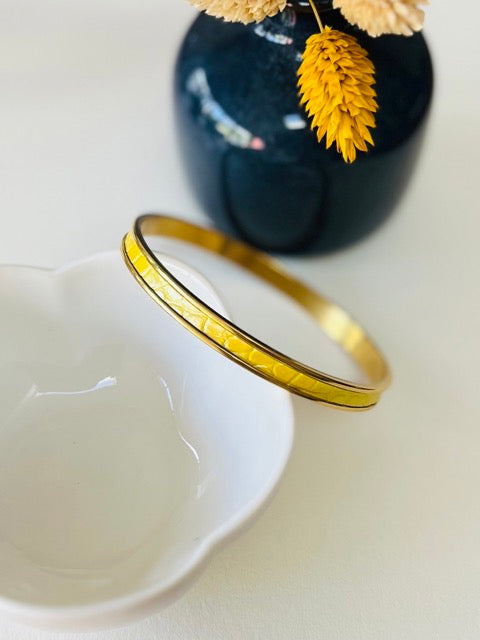 Jonc Doré - Cuir d'Exception au choix