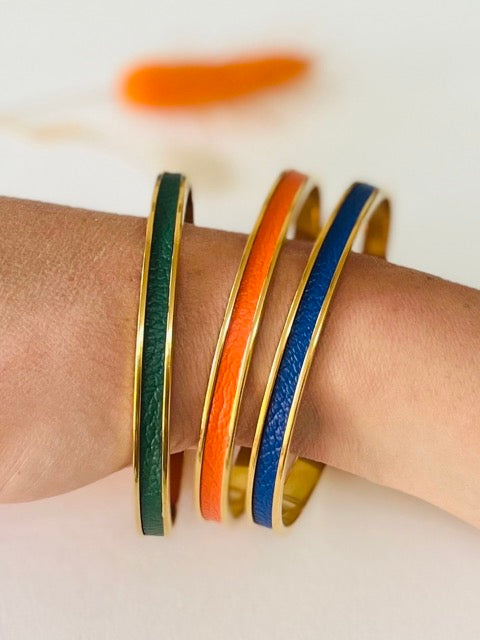 Jonc Doré - Cuir d'Exception au choix