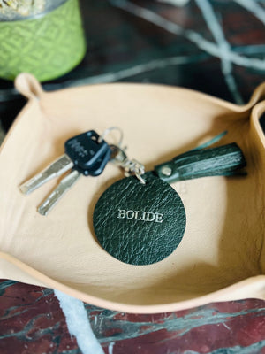 Porte-clés cuir personnalisable