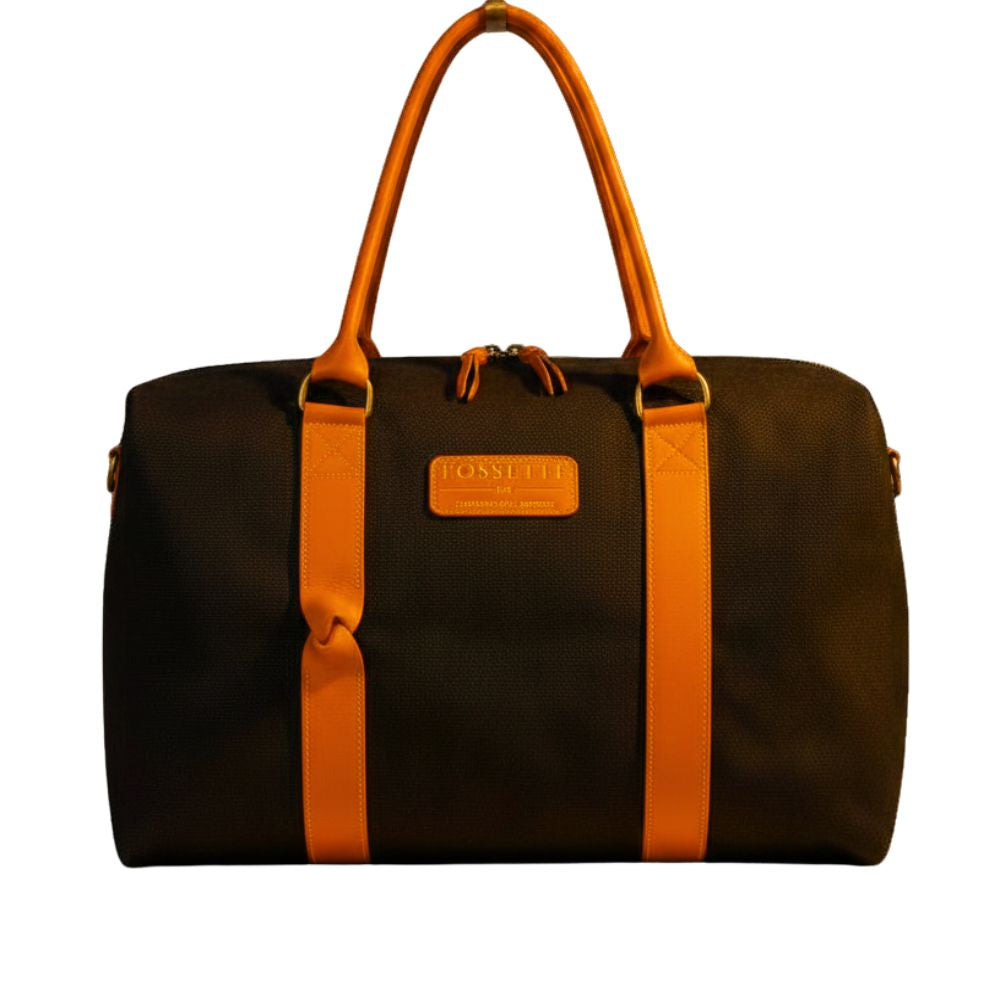 Sac 24h | Chanvre noir & Cuir