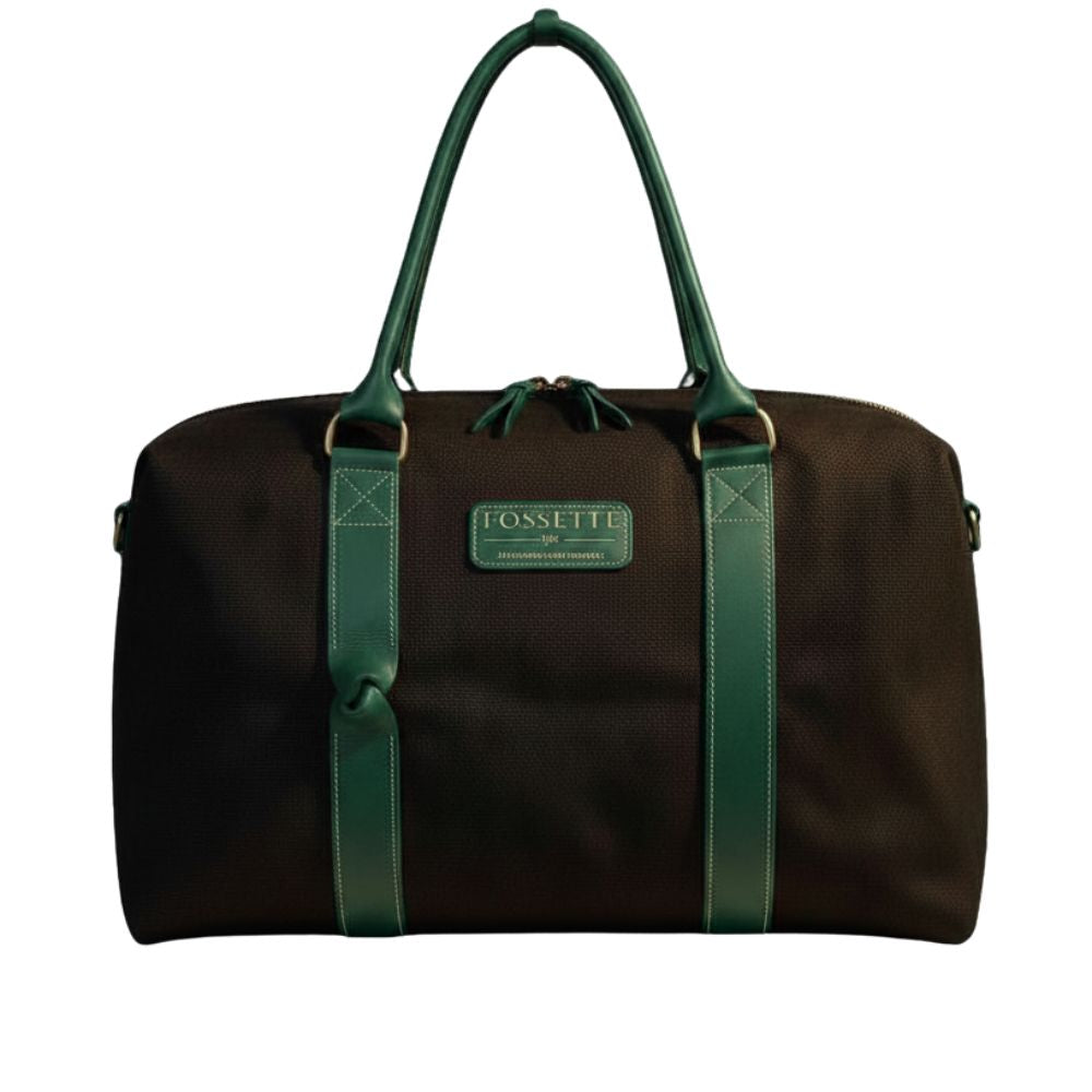 Sac 24h | Chanvre noir & Cuir