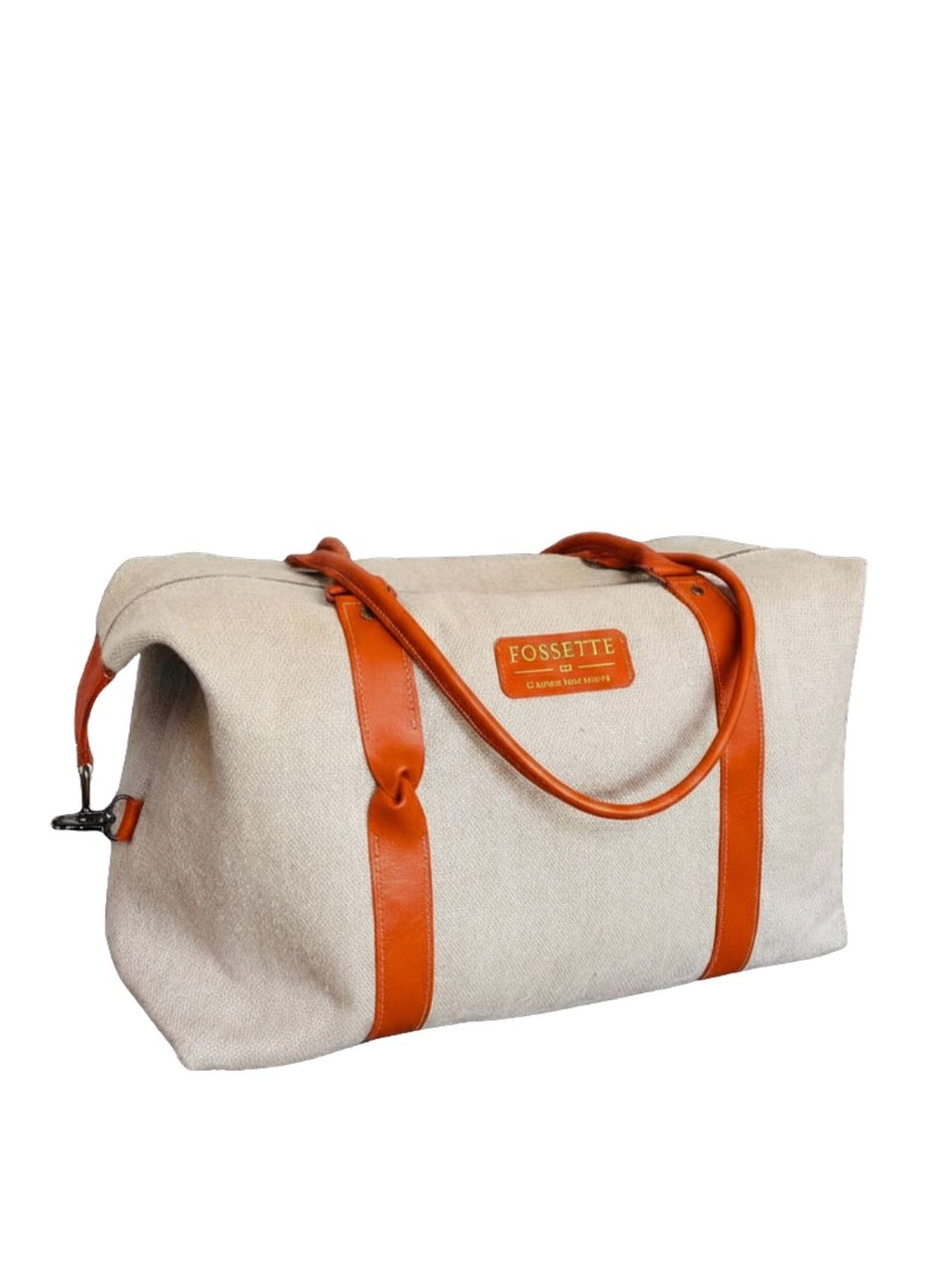 Sac 48h | Chanvre écru & Cuir