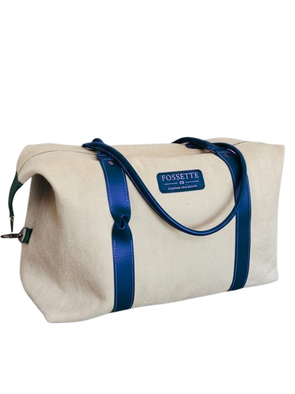 Sac 48h | Chanvre écru & Cuir