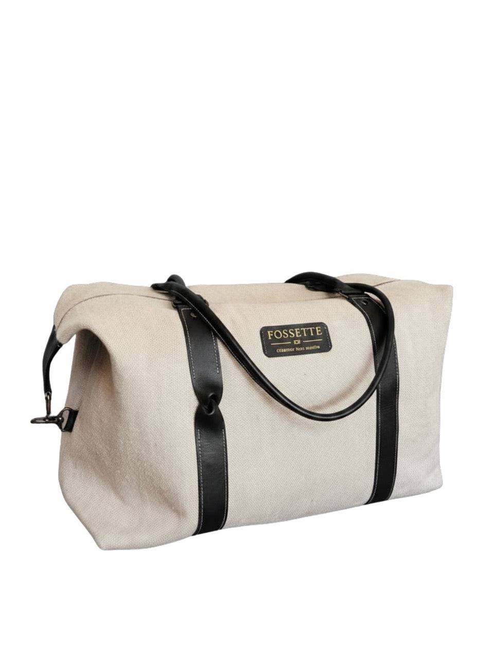 Sac 48h | Chanvre écru & Cuir