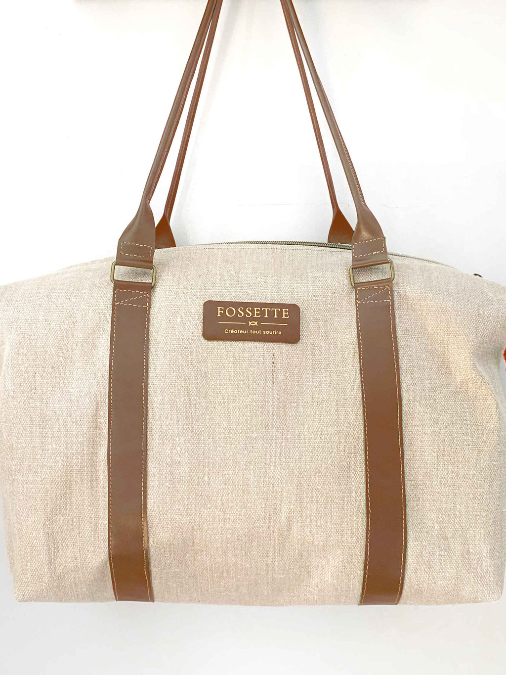 Sac 48h | Chanvre écru & Cuir