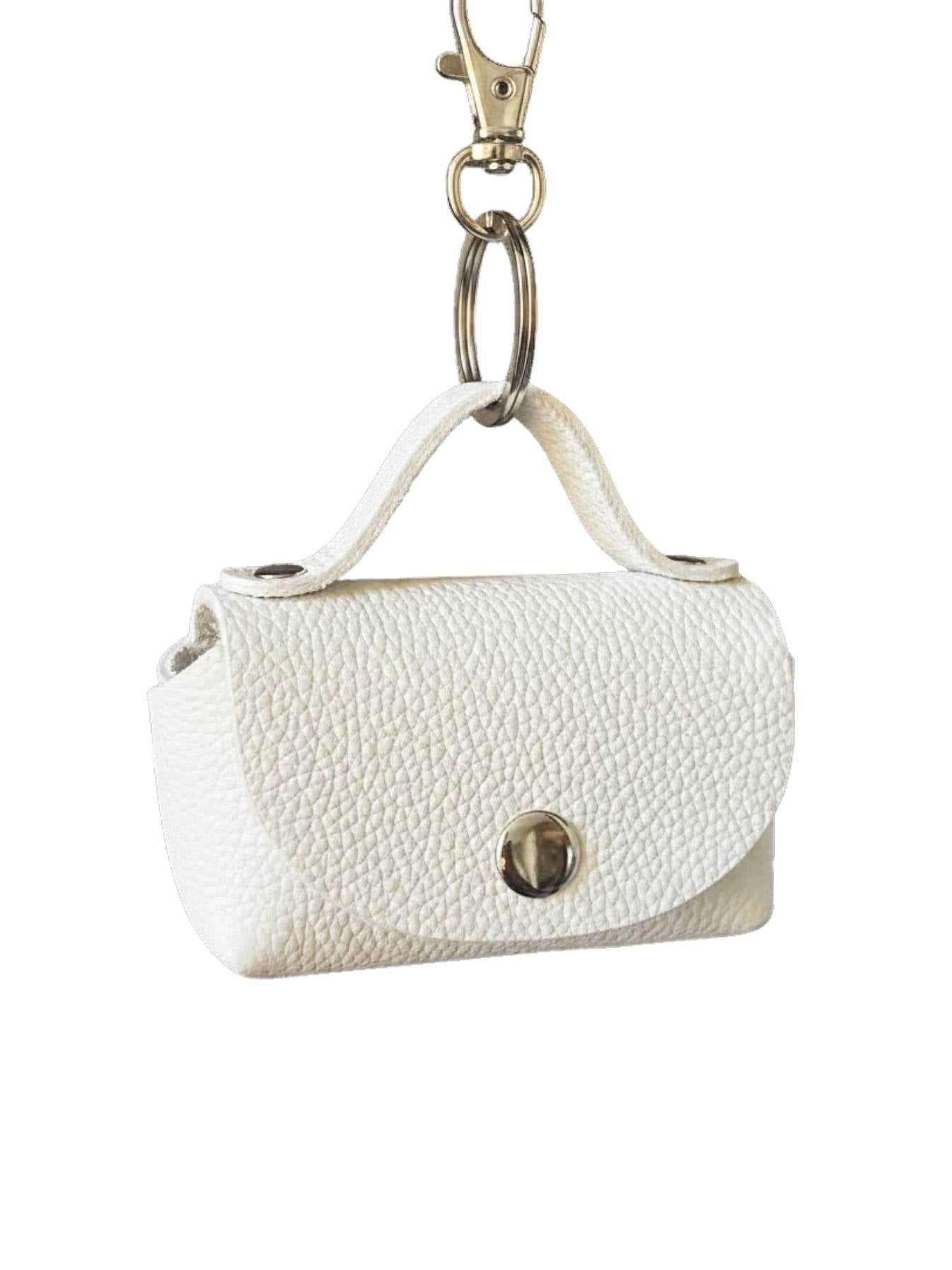 Mini Sac Charms - bijou de sac en cuir pour sac à main