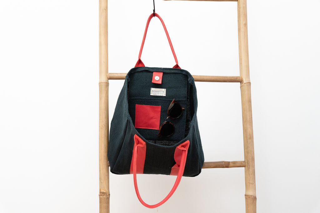 Cabas| Chanvre épicéa & Cuir