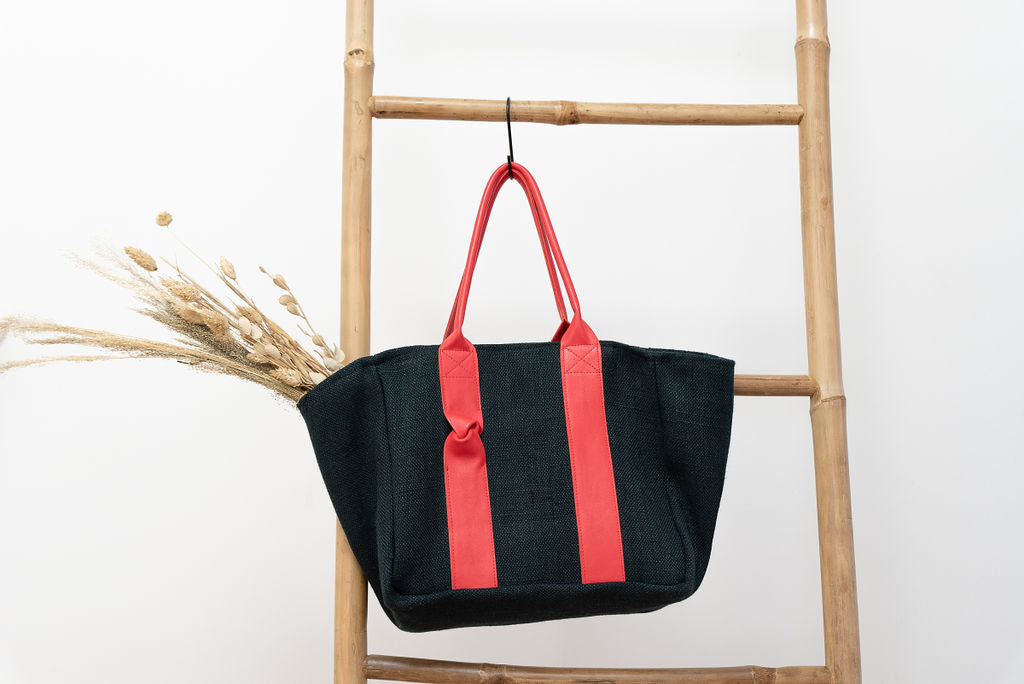 Cabas| Chanvre épicéa & Cuir